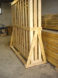 jaula de madera