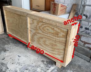 Caja de madera grande.  Cajas de madera, Embalajes de madera, Madera